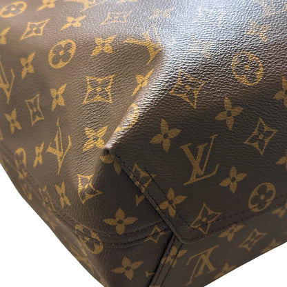 Used LOUIS VUITTON Monogram Tote Handbag Brown