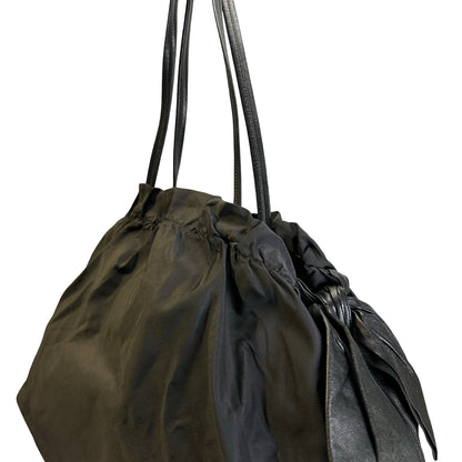 Used PRADA Nylon Tote Tote Bag Black