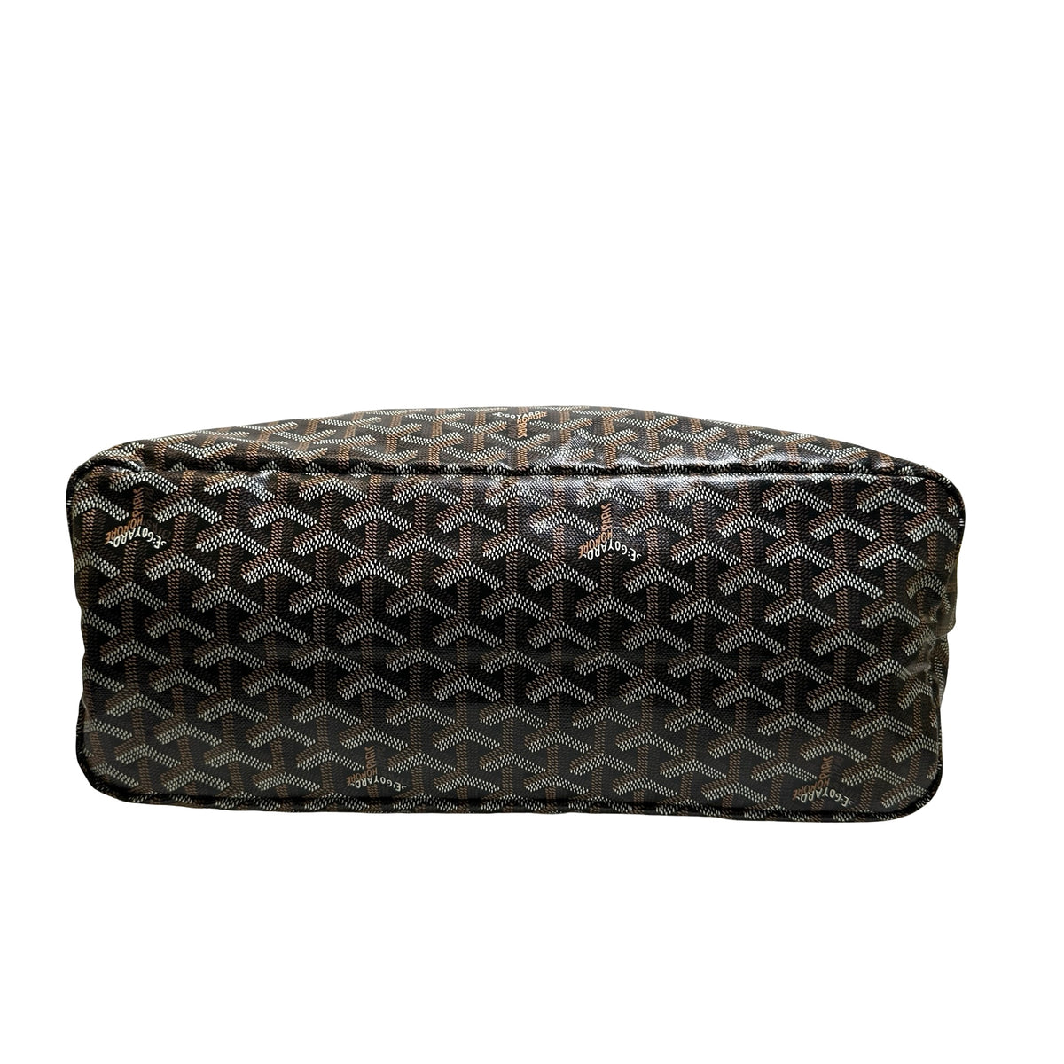 Used GOYARD Goyardine HOBO BAG Hobo Bag Black Brown