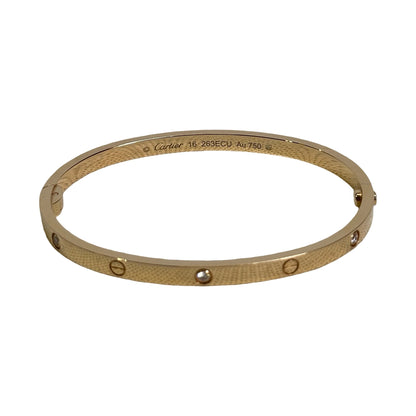 Used CARTIER AU750 Love Bracelet 6鑽 BRACELET Gold