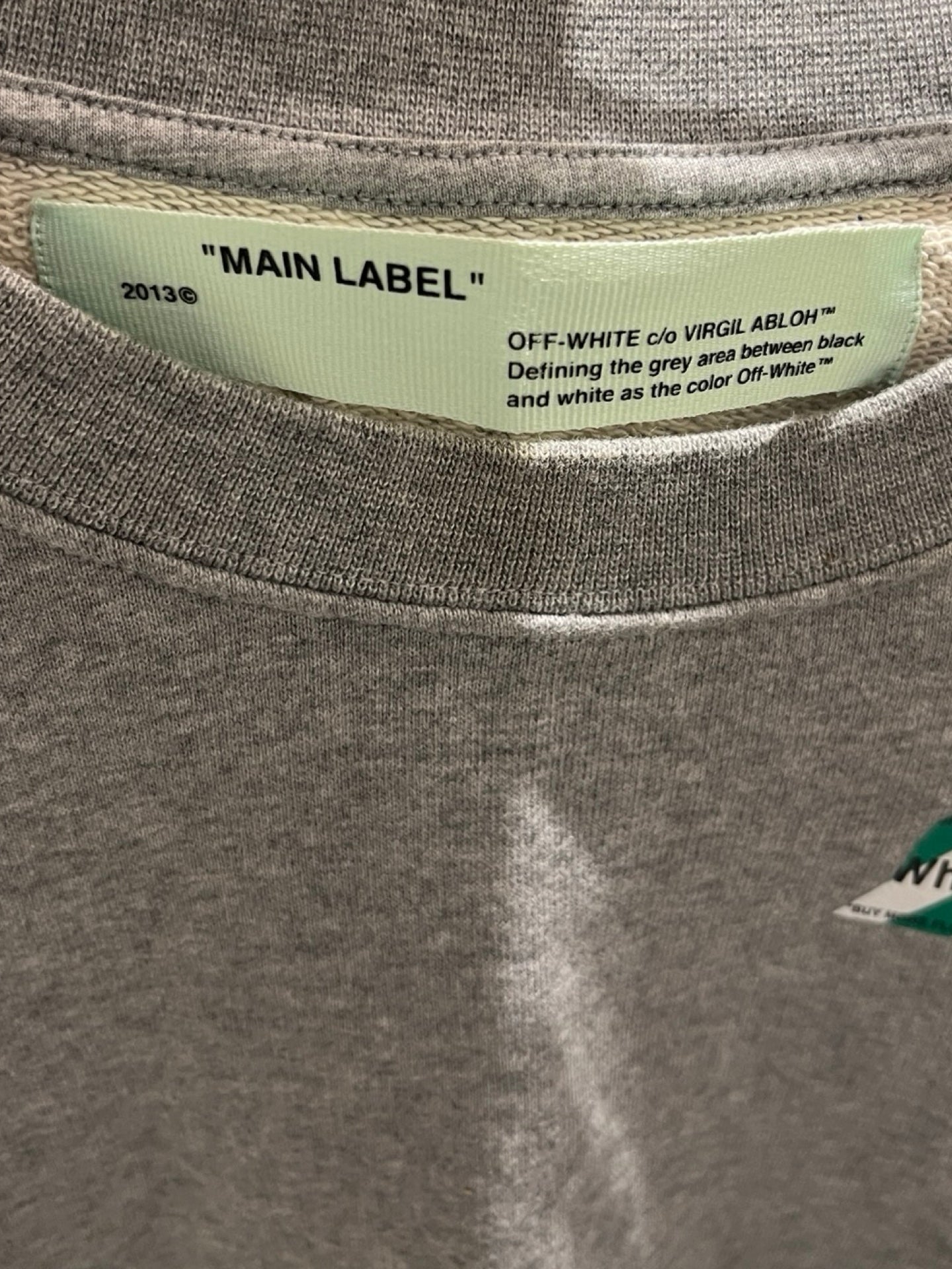 Used OFF-WHITE Long Sleeve Sweater Clothes