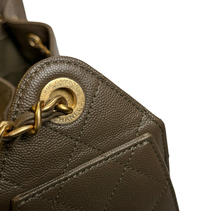 Used CHANEL Caviar Quilted Hobo Bag Hobo Bag Brown GHW