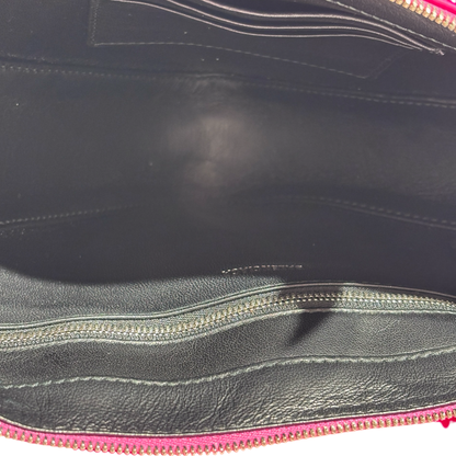 DIOR OBLIQUE VINTAGE CLUTCH RED HANDBAG [3000516]