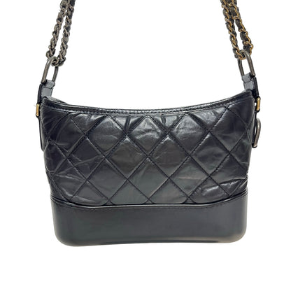 Used CHANEL Gabrielle Chain Shoulder Bag Black