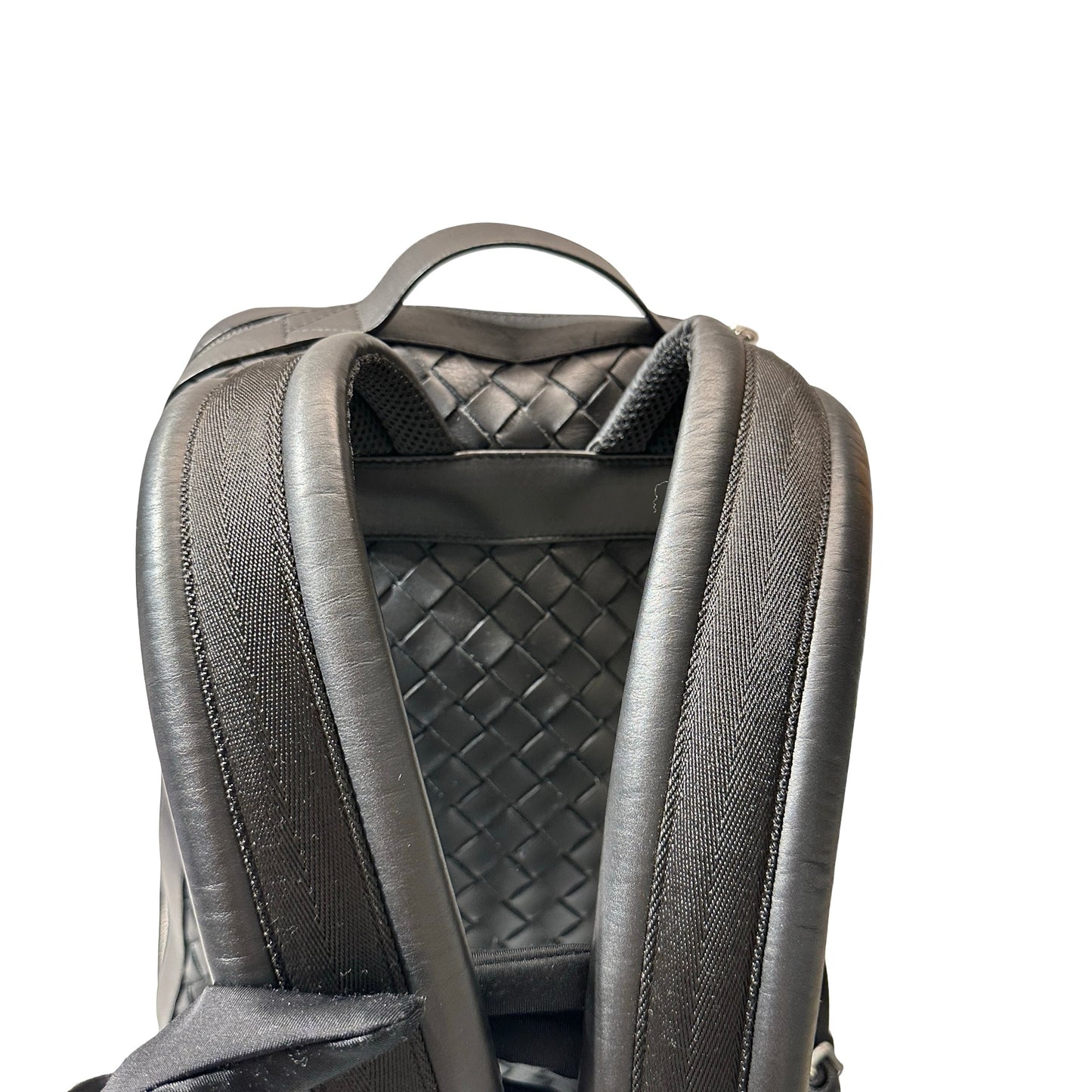 Used BOTTEGA VENETA Backpack Black PHW