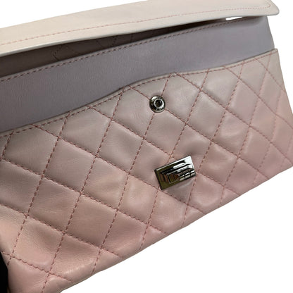 Used CHANEL Quilted 2.55 Reissue Shoulder Bag Pink Cream Ombre