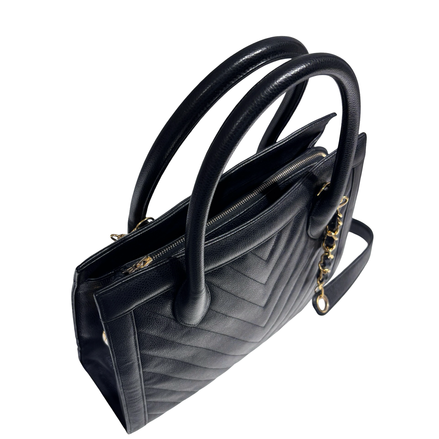 CHANEL GOLD BALL TWO WAYS SHOULDER BAG [3000220]