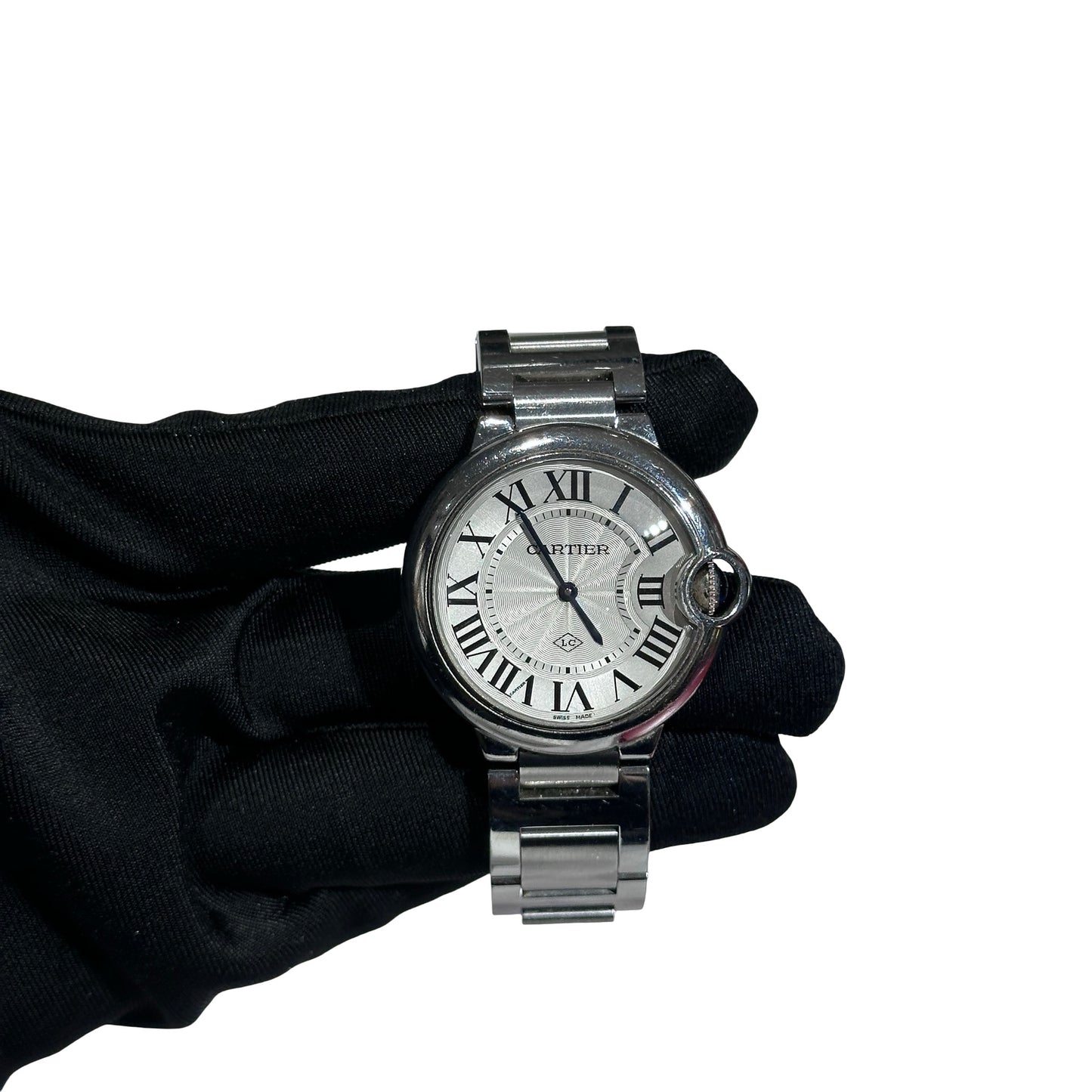 Used CARTIER Balloon Blue Watch Watch Silver