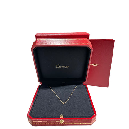 Used CARTIER AU750 Gold Necklace with Diamond Jewellery Jewellery Yellow Gold