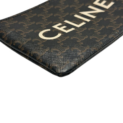Used CELINE Card case Brown GHW