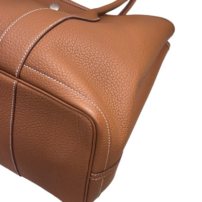 Used HERMÈS Garden Party Tote Bag Beige GHW