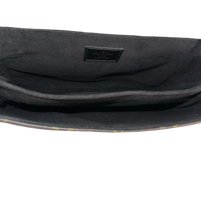 Used LOUIS VUITTON Monogram Monogram Reverse Pochette Metis Crossbody Bag Brown Light Brown