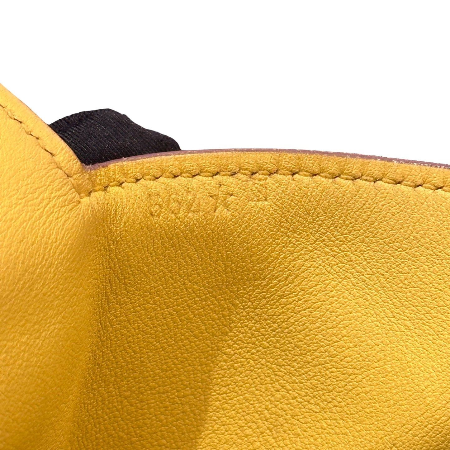 Used HERMÈS TOOL BOX 26 Two Way Shoulder YELLOW PHW Two Way Shoulder Bag