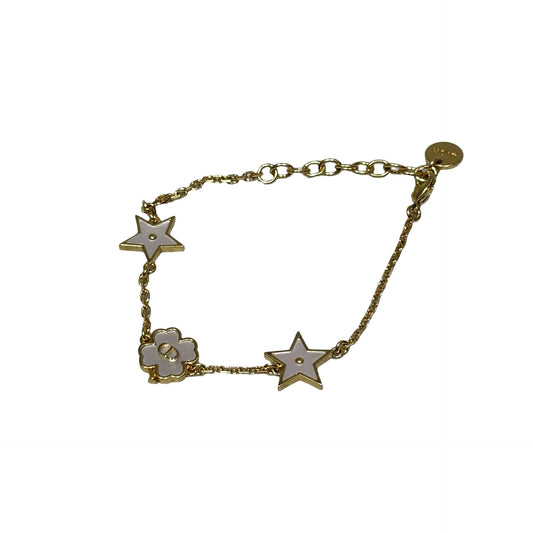 Used DIOR Bracelet Accessories Gold White