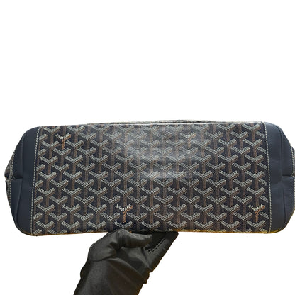 Used GOYARD Goyardine Saint Louis Tote Bag Navy