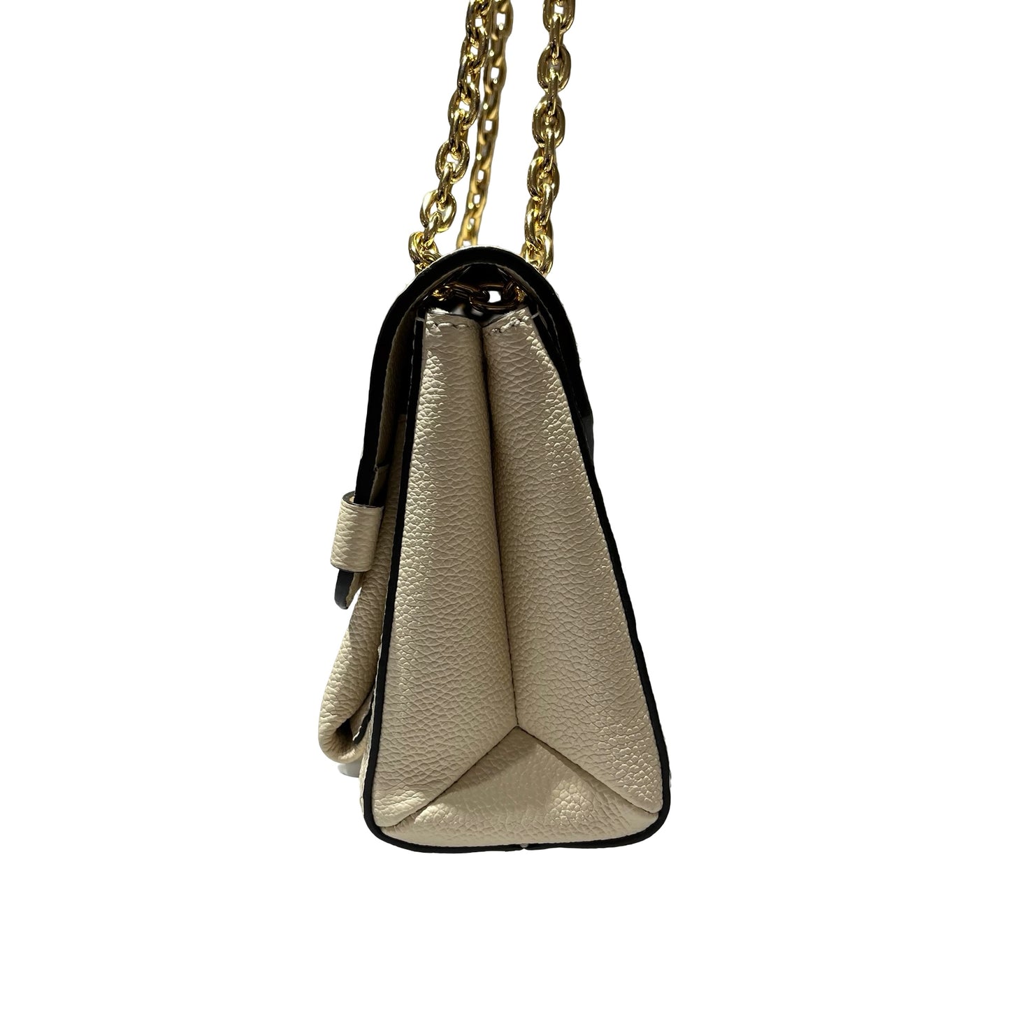 Used LOUIS VUITTON Monogram Empreinte Leather Vavin BB Shoulder Bag Ivory GHW