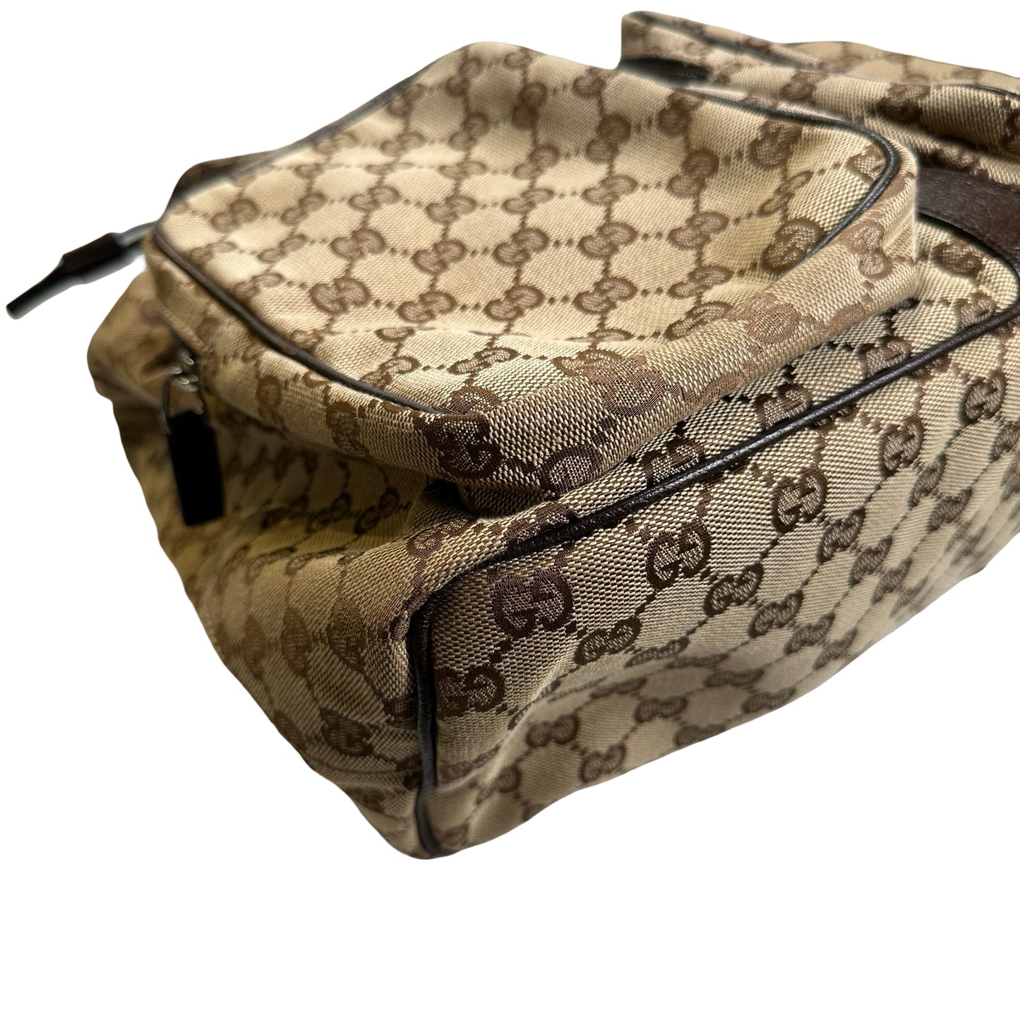 Used GUCCI GG Canvas GG Canvas Backpack Backpack Brown Beige