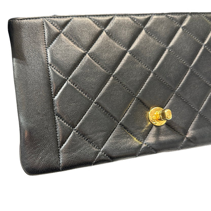 Used CHANEL DIANA Shoulder Bag Black GHW