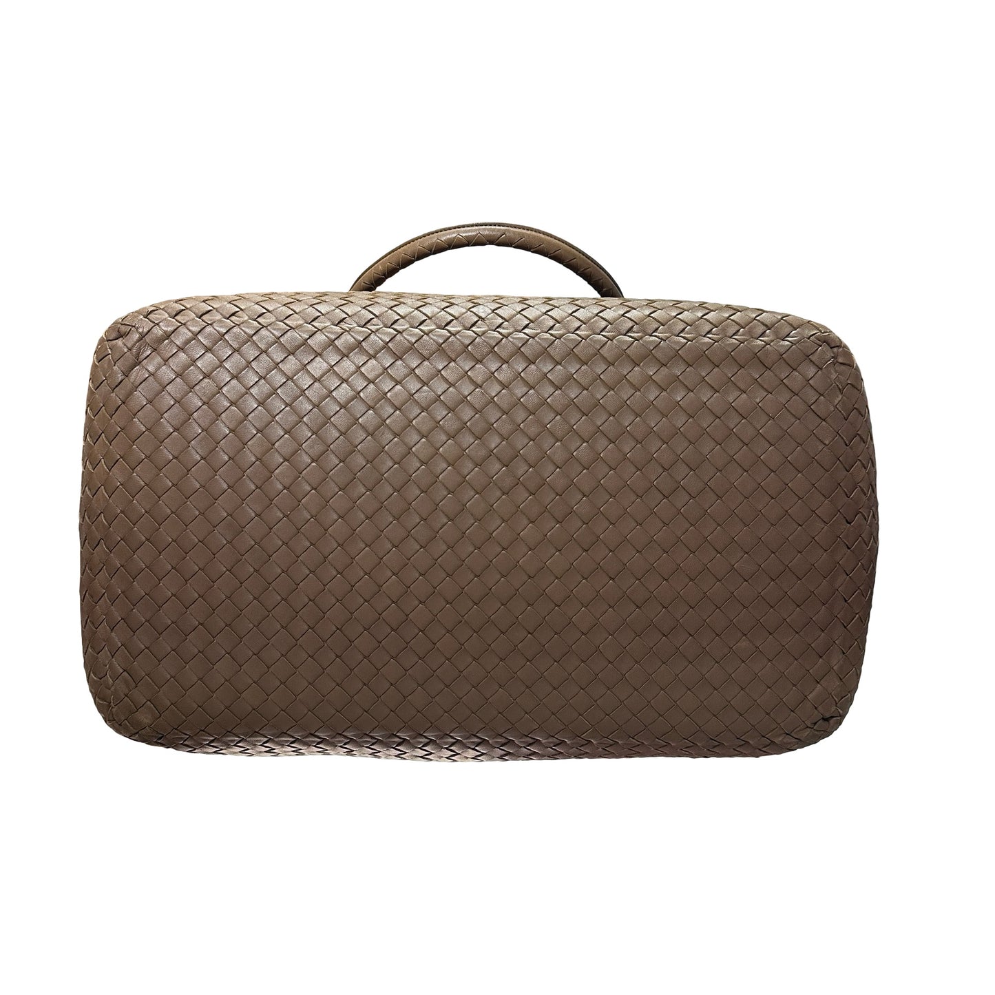 Used BOTTEGA VENETA BRICK TOTE Duffel Bag Brown