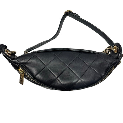 Used CHANEL Belt bag Black GHW