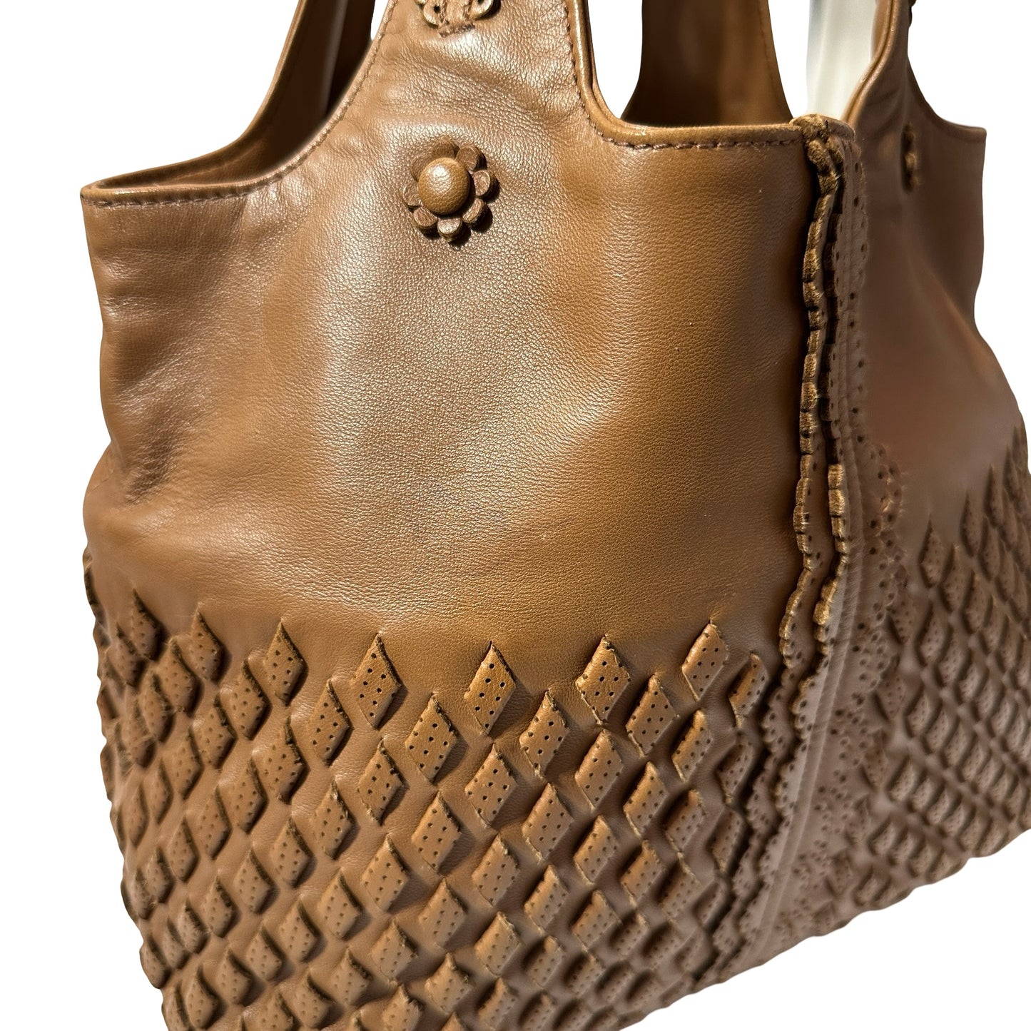Used Bottega Veneta Tote Bag Brown