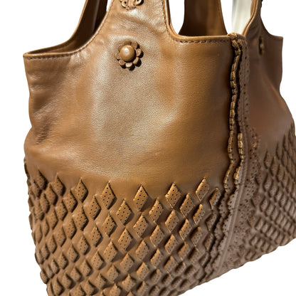 Used Bottega Veneta Tote Bag Brown