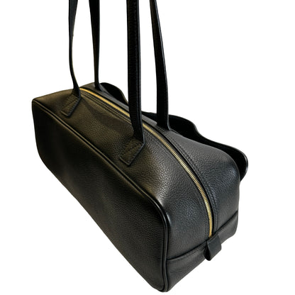 Used BALENCIAGA Leather Shoulder Bag Shoulder Bag Black
