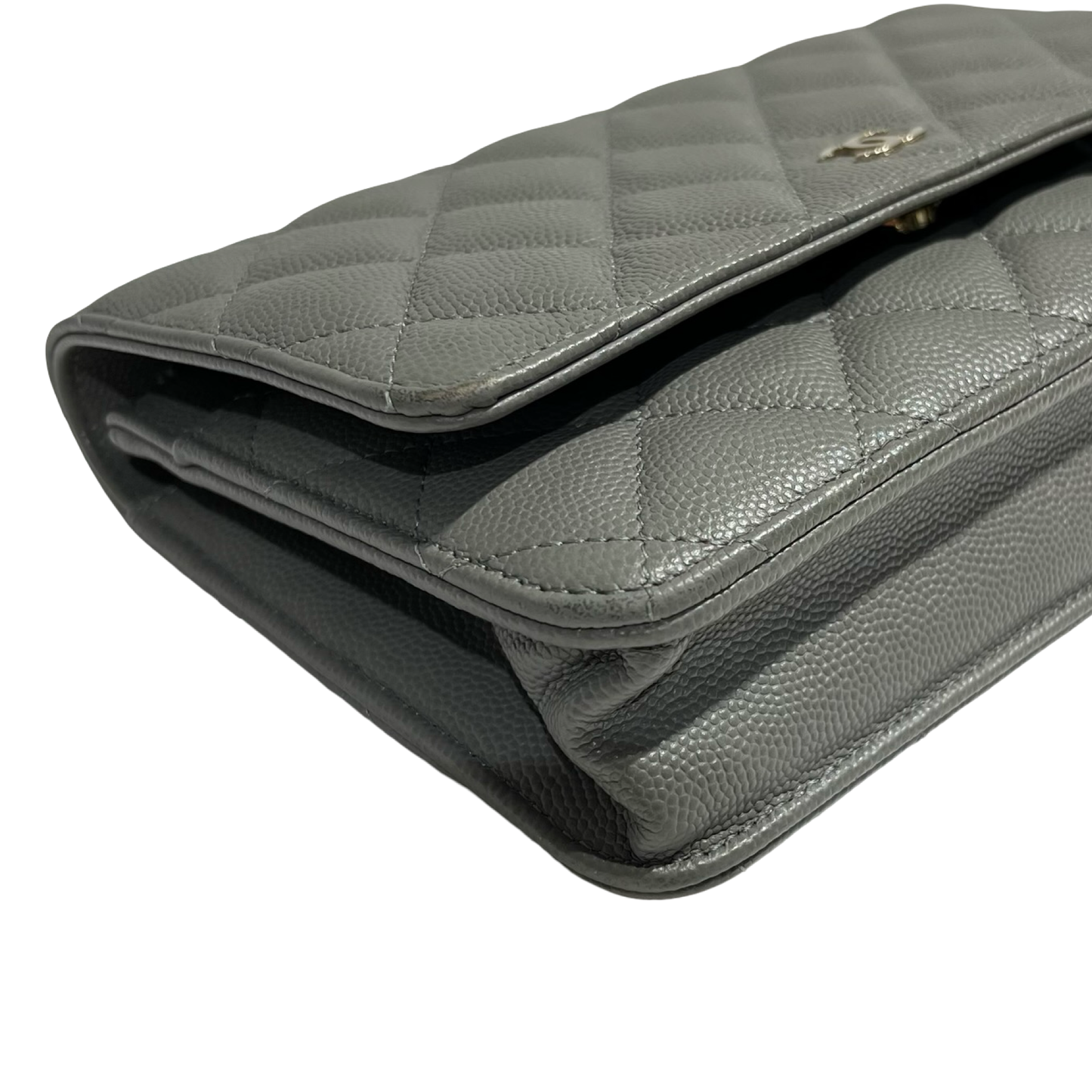 CHANEL WOC GRAY CAVIAR GHW [3000669]