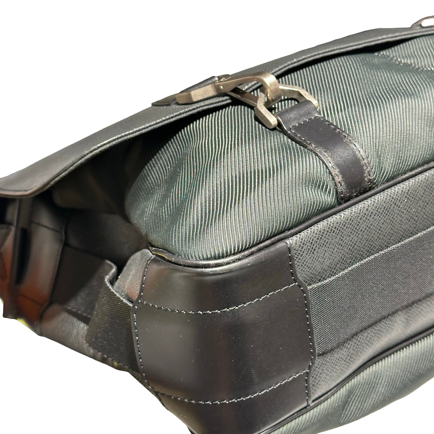 Used LOUIS VUITTON Cross Body Cross Body Bag Black Green PHW
