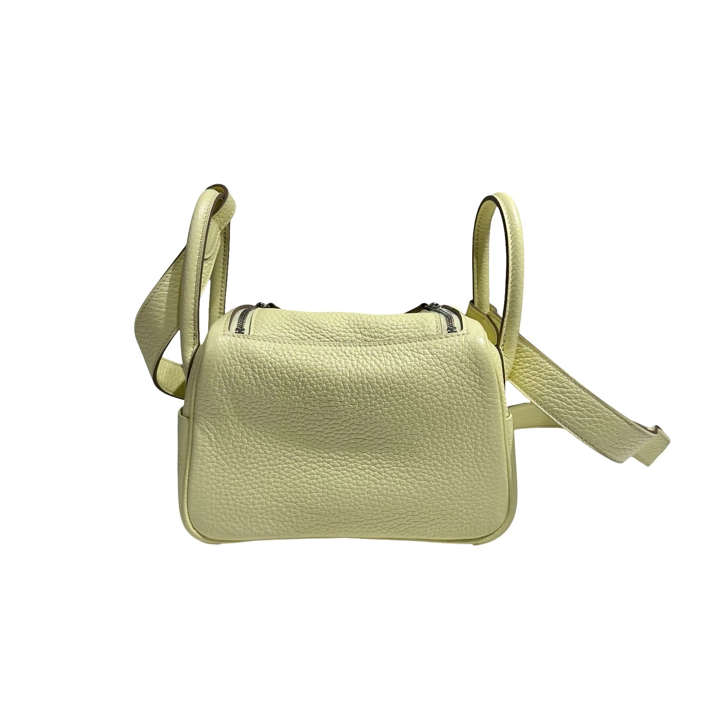 HERMES MINI LINDY I8 YELLOW PHW [3001150]