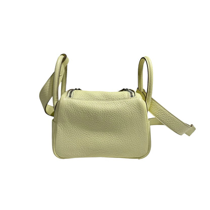 HERMES MINI LINDY I8 YELLOW PHW [3001150]