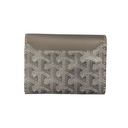 GOYARD SAINT GABRIEL GREY PHW CANVAS WALLET [3000602]