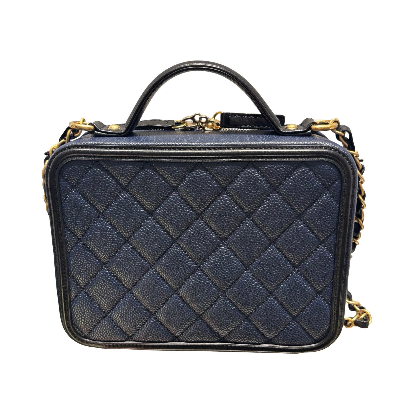CHANEL VANITY CASE TWO WAY SHOULDER BAG ［20000229］