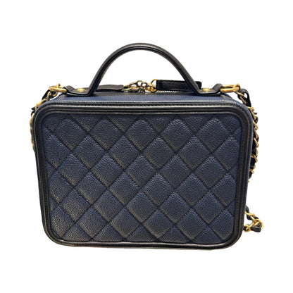 CHANEL VANITY CASE TWO WAY SHOULDER BAG ［20000229］