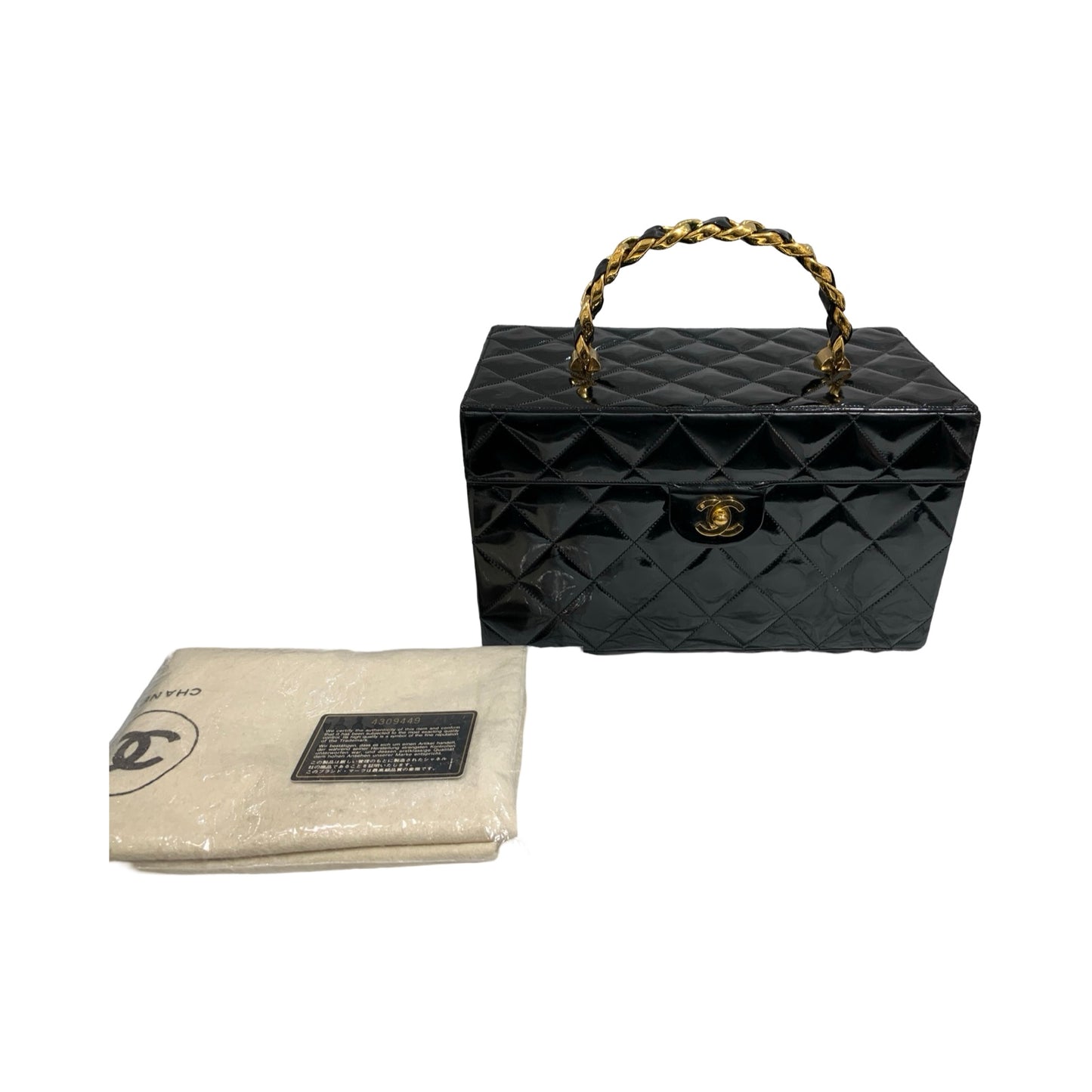 Matelasse Quilted Patent leather Vanity Case Accessories [101278]