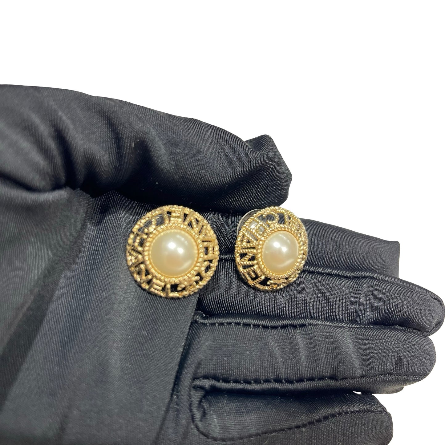 CHANEL EARRINGS WITH PEARLS  [3001157]