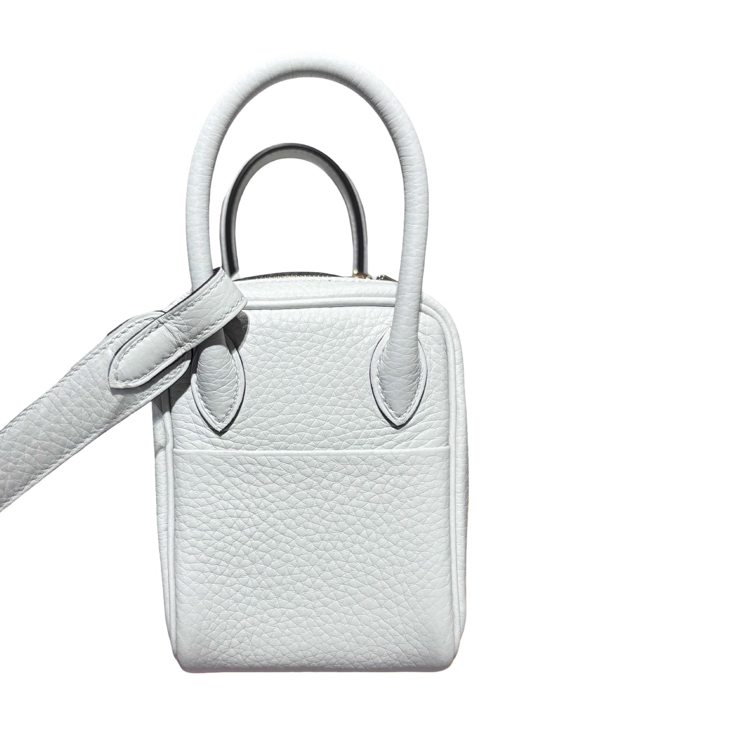 New Hermès TC Cross Body Bag Blue GHW