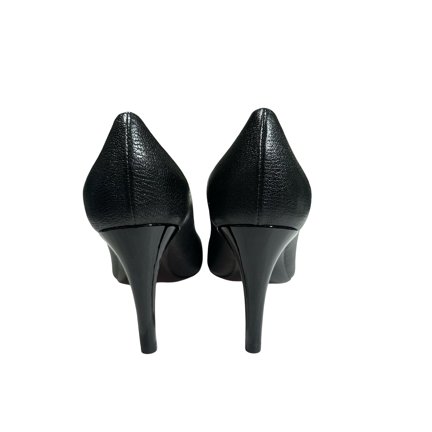 New BOTTEGA VENETA Lambskin Leather New Bottega Veneta Ribbon Heels Shoes Black Shoes Black