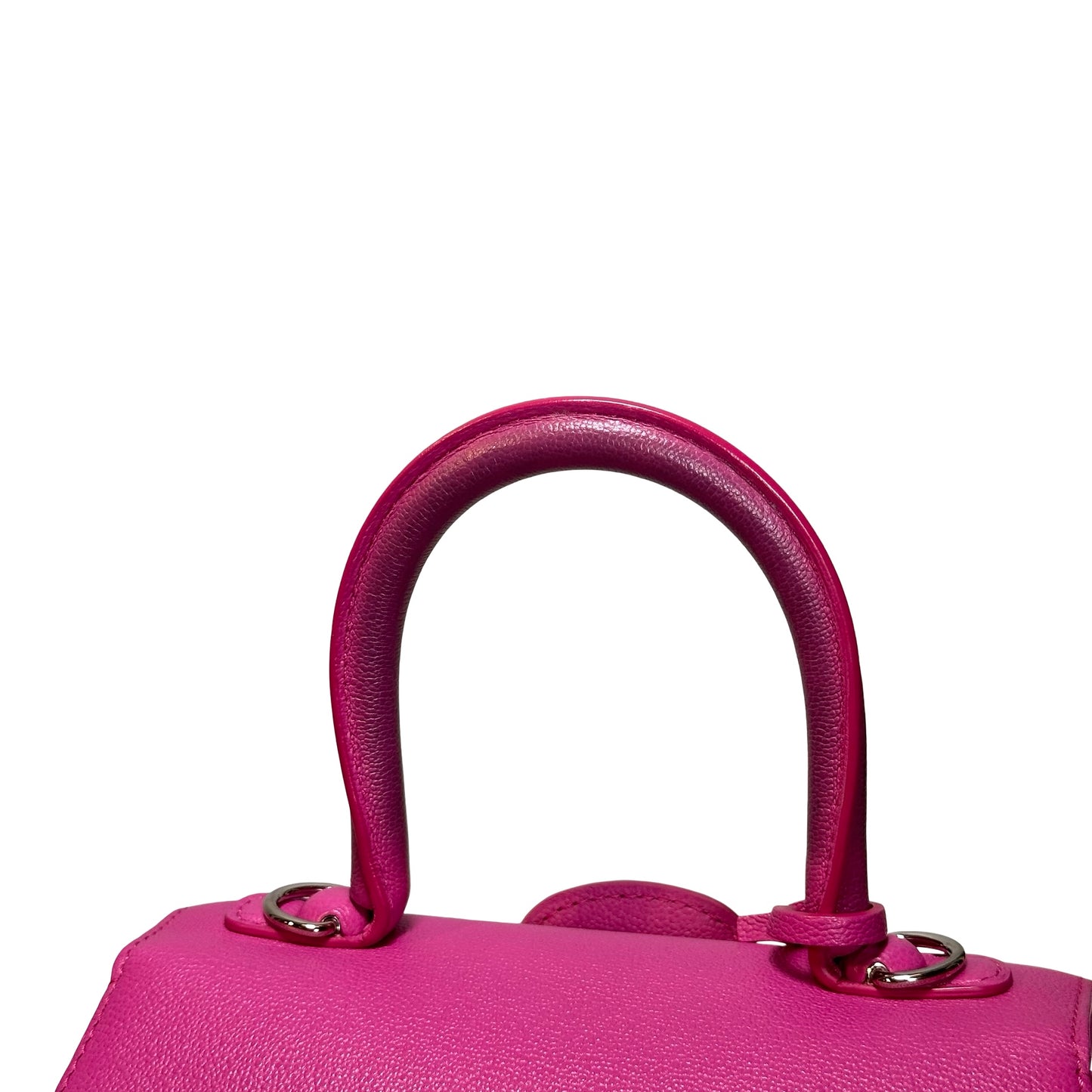 Used DELVAUX Calfskin Leather BRILLANT MINI Cross Body Bag