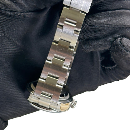 Used ROLEX Stainless Steel Oyster Perpetual Watch Blue Silver