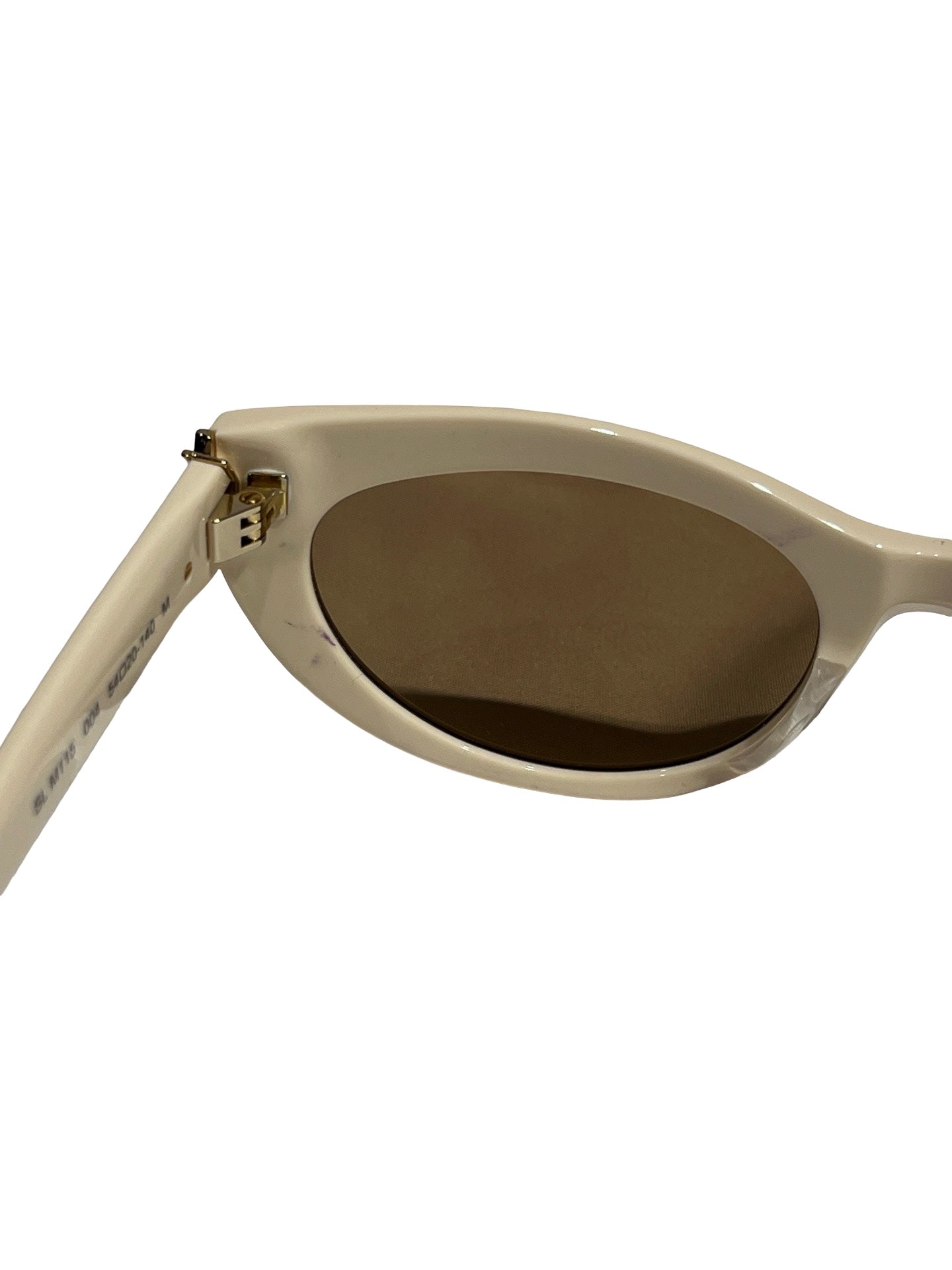 Used SAINT LAURENT Sunglasses Accessories White Brown