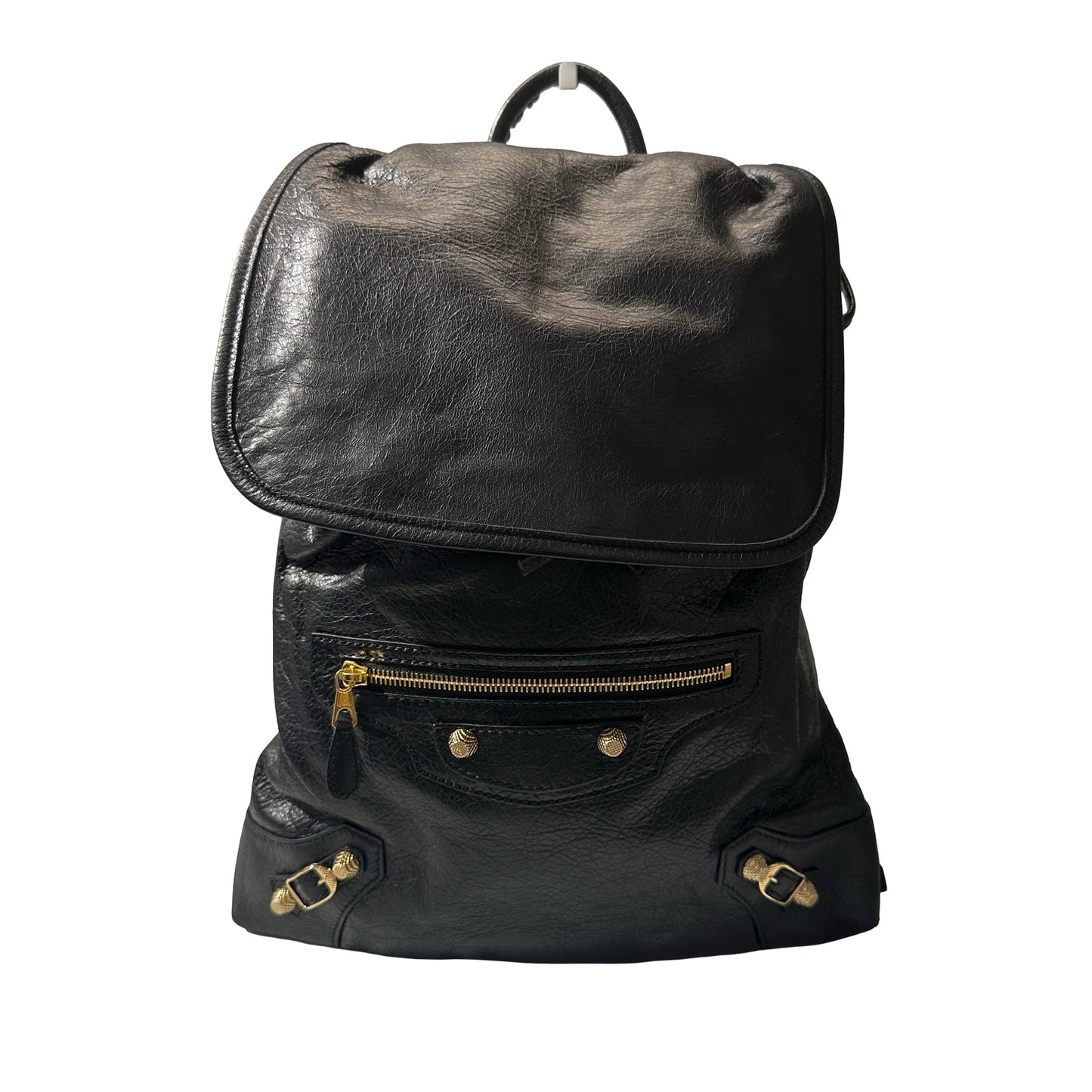 Used BALENCIAGA Backpack Black GHW