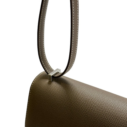 Brand New HERMES Epsom Mini Constance Shoulder Bag Etoupe PHW