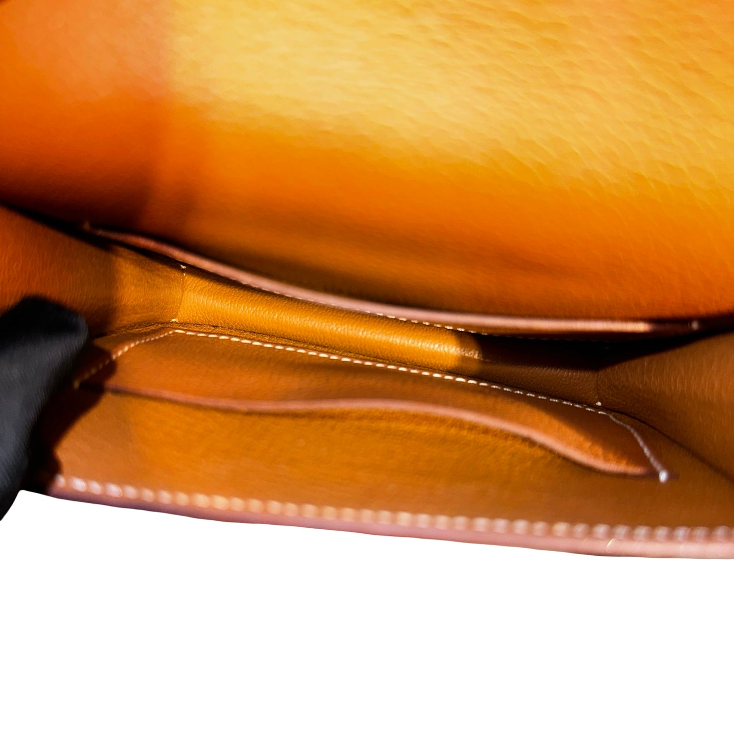 Used HERMÈS Roulis Slim Wallet Gold (37) GHW