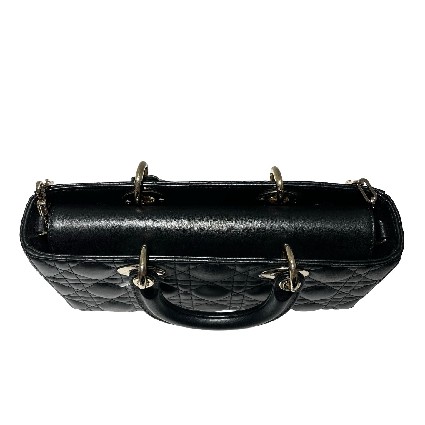 DIOR D-Joy Medium Handbag Black GHW