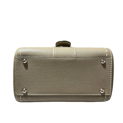 Used DELVAUX Brillant Mini Shoulder Bag Grey PHW