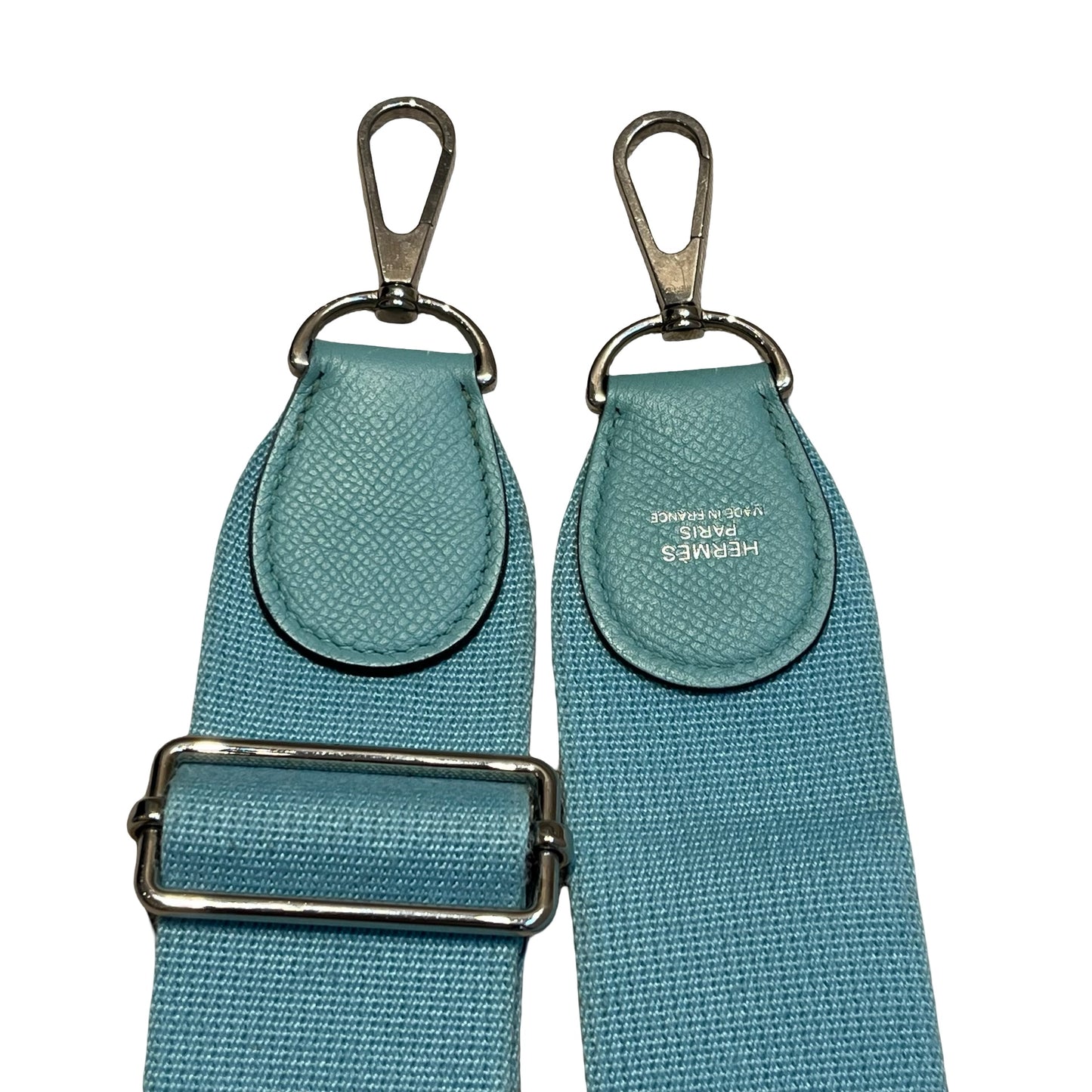 Used HERMÈS Evelyne Shoulder Bag 3P Bleu Atoll PHW