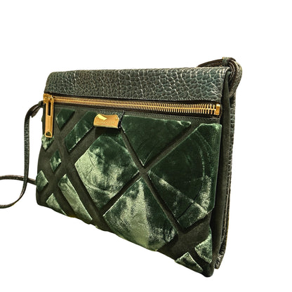 Used BURBERRY Cross Body Bag Green