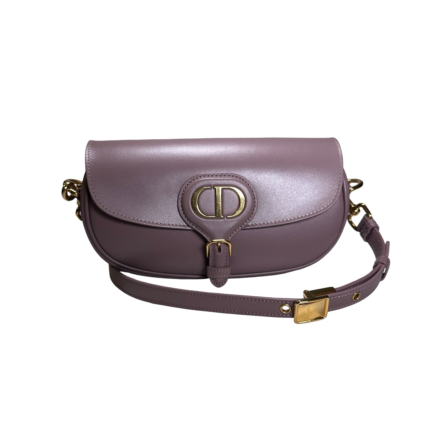 Used DIOR Box Calfskin Dior Bobby Crossbody Bag Rose des Vents
