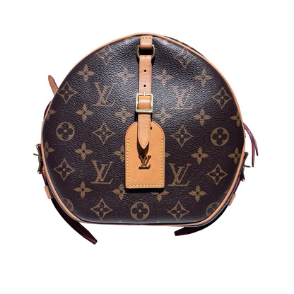 Used LOUIS VUITTON Boîte Chapeau Souple Cross Body Bag Brown